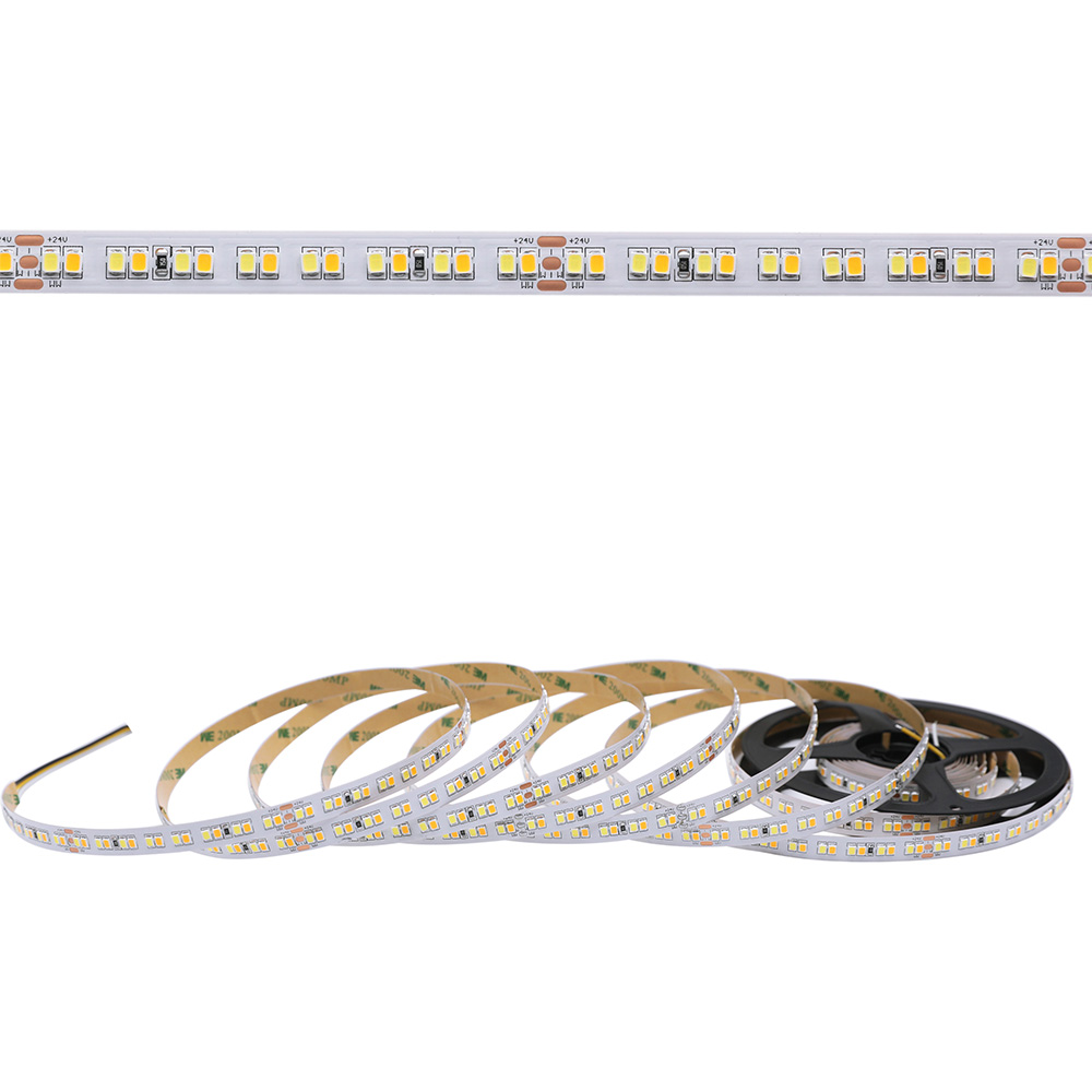 DC24V 2835SMD CCT 960LEDs 10MM Optional Flexible Smart LED Strips-Pure White+Warm White, 16.4FT/Roll DC24V 2835SMD CCT 960LEDs 10MM Optional Flexible Smart LED Strips-Pure White+Warm White, 16.4FT/Roll